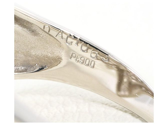 Autre Marque PT900 Platin-Bandring mit Diamant - Ansicht 5