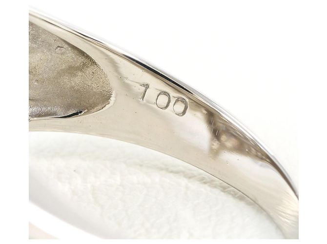 Autre Marque PT900 Platin-Bandring mit Diamant - Ansicht 6