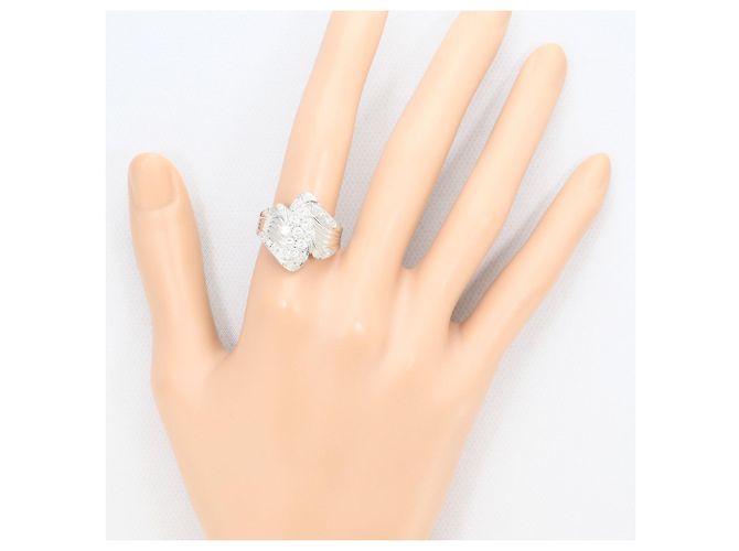 Autre Marque PT900 Platin-Bandring mit Diamant - Ansicht 7