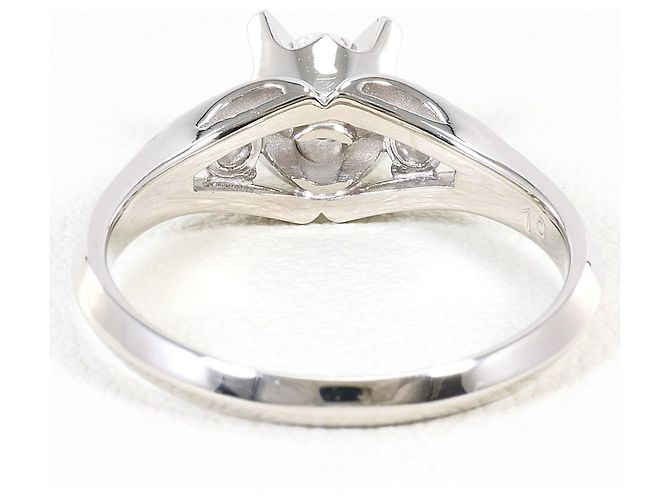 Autre Marque PT900 Platin-Bandring mit Diamant - Ansicht 4
