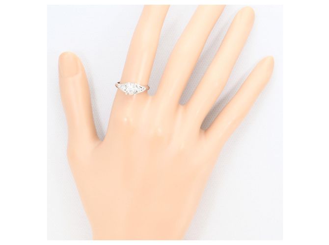 Autre Marque PT900 Platin-Bandring mit Diamant - Ansicht 6