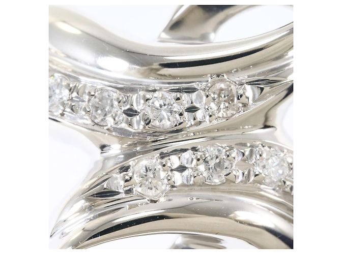 Autre Marque Platin-Bandring PT850 mit Diamant - Ansicht 2