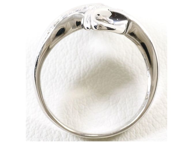 Autre Marque Platin-Bandring PT850 mit Diamant - Ansicht 3