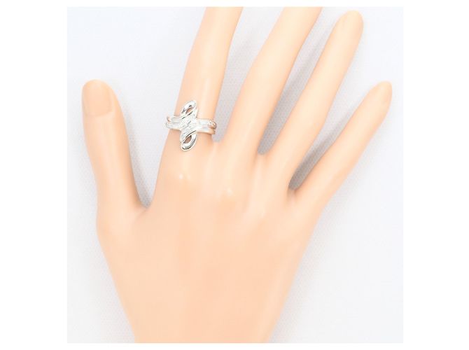 Autre Marque Platin-Bandring PT850 mit Diamant - Ansicht 7