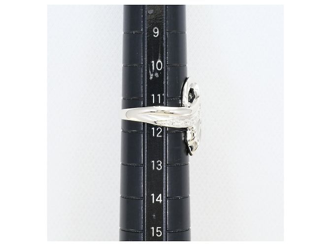 Autre Marque Platin-Bandring PT850 mit Diamant - Ansicht 8