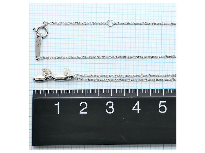 Autre Marque Collana in oro bianco 18K e diamanti Marrone D'oro - vista 5
