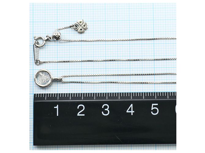 Autre Marque Collana in platino con diamante blu - vista 6