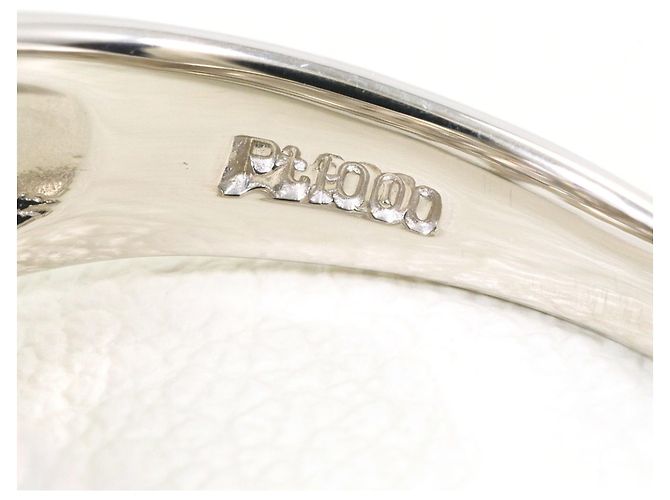 Autre Marque Platinbandring mit rosa Diamanten - Ansicht 5
