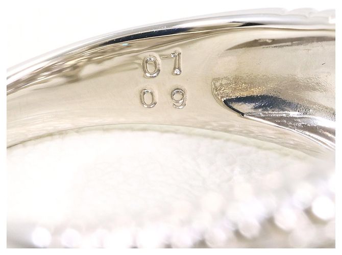 Autre Marque Platinbandring mit rosa Diamanten - Ansicht 6