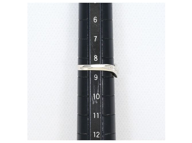 Autre Marque PT900 Platin-Bandring mit Diamant - Ansicht 6