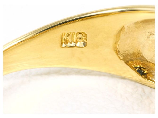 Autre Marque Anello fede con diamanti in oro 18K e platino D'oro - vista 6