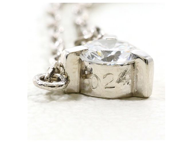 Autre Marque Collana in platino PT850 con diamante - vista 4