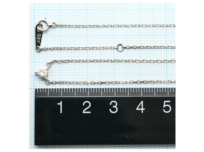 Autre Marque Collana in platino PT850 con diamante - vista 5