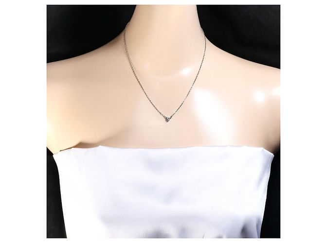 Autre Marque Collana in platino PT850 con diamante - vista 6