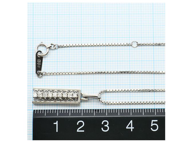 Autre Marque Collana in platino con diamante - vista 5