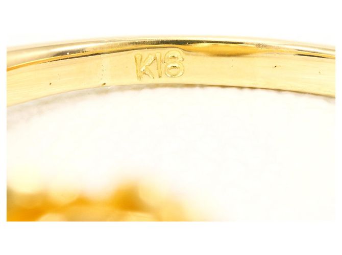 Autre Marque Ringband aus 18K Gelbgold mit Diamant Golden - Ansicht 5