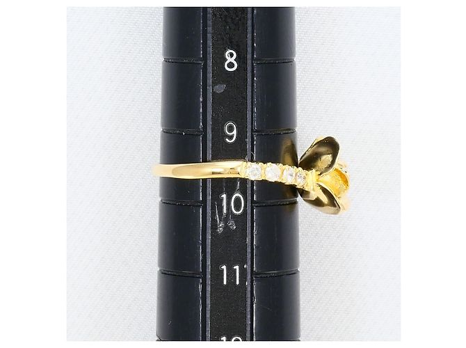 Autre Marque Ringband aus 18K Gelbgold mit Diamant Golden - Ansicht 8