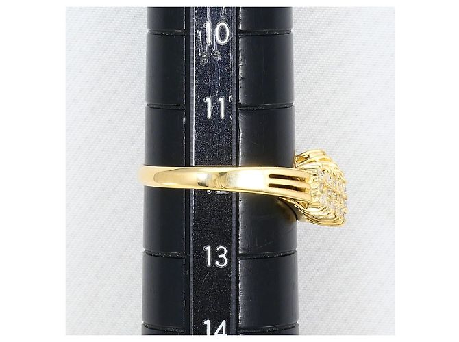 Autre Marque Ringband aus 18K Gelbgold mit Diamant Golden - Ansicht 7