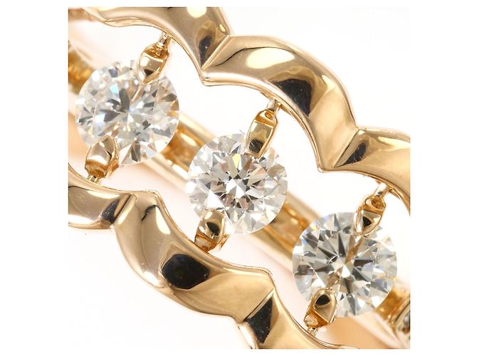 Autre Marque Ehering aus 18K Roségold mit Diamant Golden - Ansicht 2
