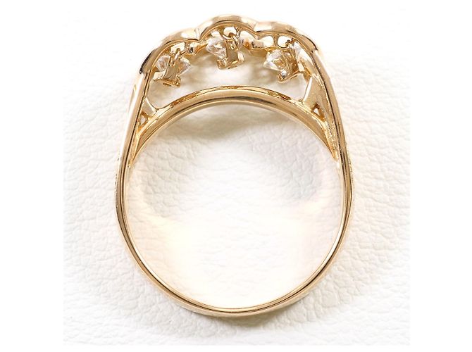 Autre Marque Ehering aus 18K Roségold mit Diamant Golden - Ansicht 3