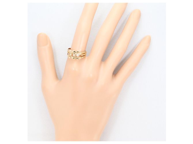 Autre Marque Ehering aus 18K Roségold mit Diamant Golden - Ansicht 7