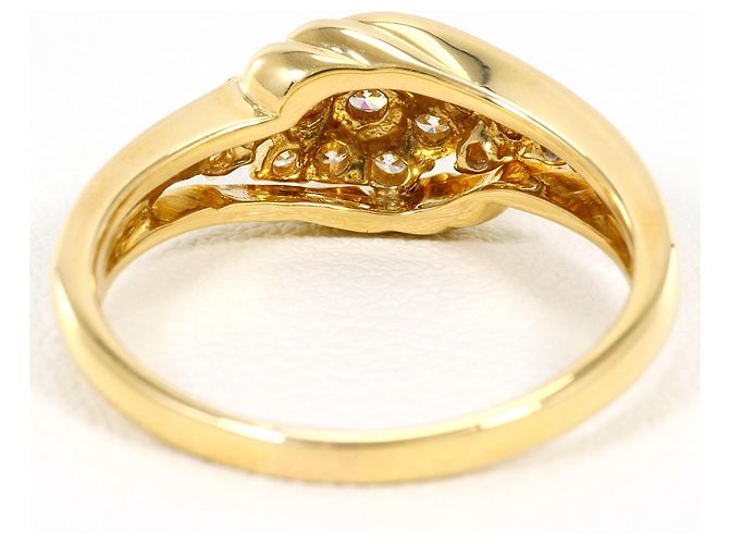 Autre Marque Anello fede in oro giallo 18K e diamanti D'oro - vista 4
