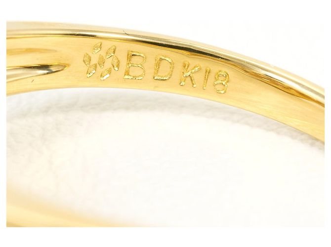 Autre Marque Anello fede in oro giallo 18K e diamanti D'oro - vista 5