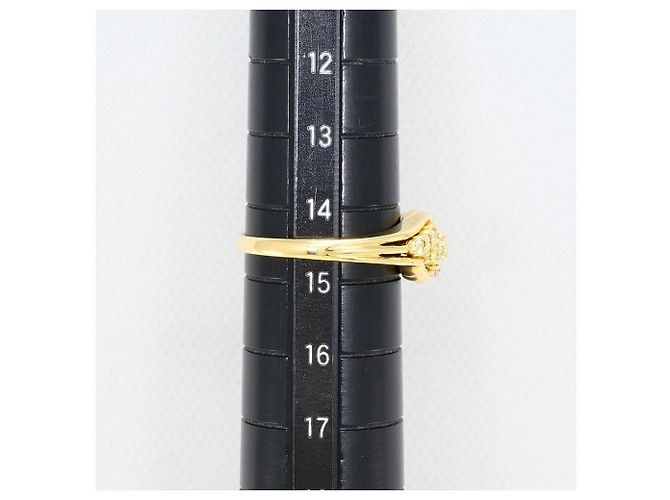 Autre Marque Anello fede in oro giallo 18K e diamanti D'oro - vista 8