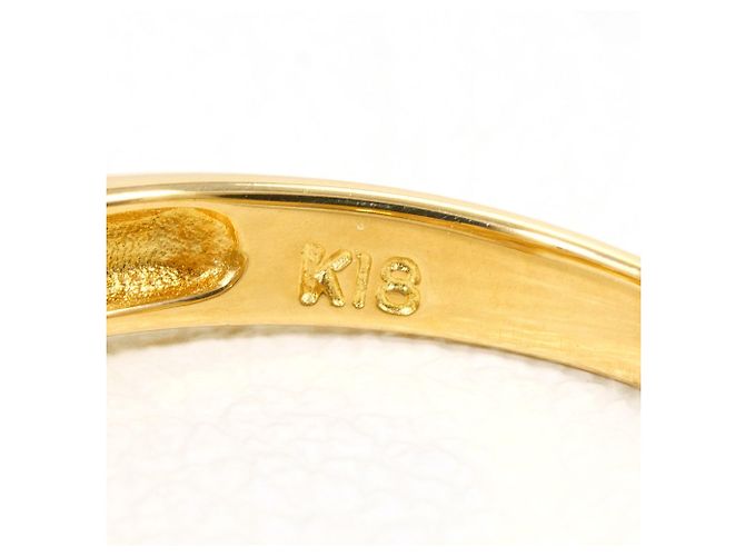 Autre Marque Ring aus 18K Gelbgold mit Diamant Golden - Ansicht 5