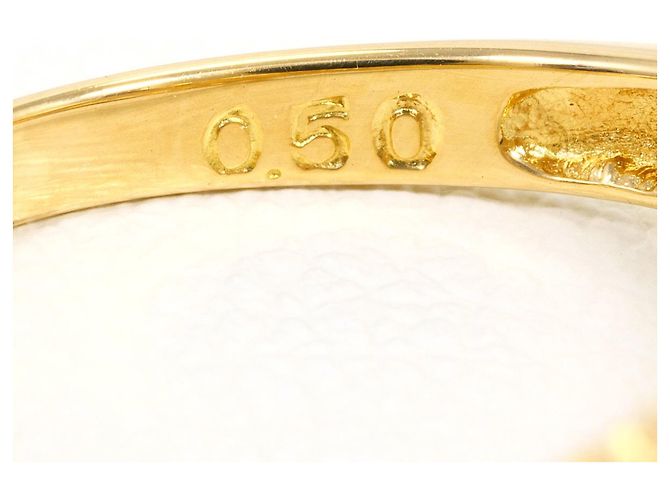 Autre Marque Ring aus 18K Gelbgold mit Diamant Golden - Ansicht 6
