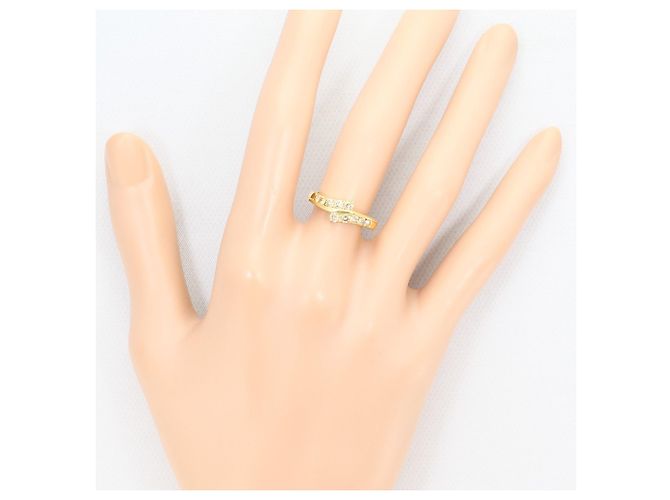 Autre Marque Ring aus 18K Gelbgold mit Diamant Golden - Ansicht 7
