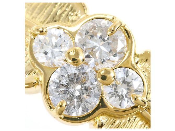 Autre Marque Anello fede in oro giallo 18K e diamanti D'oro - vista 2