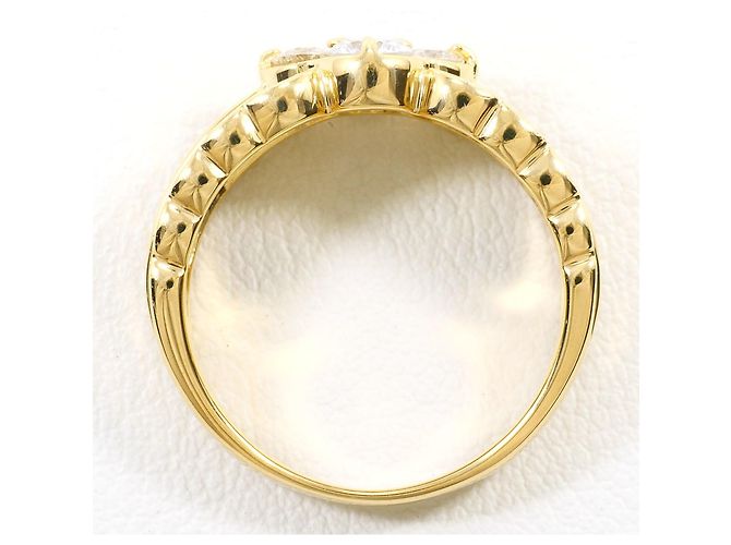 Autre Marque Anello fede in oro giallo 18K e diamanti D'oro - vista 3