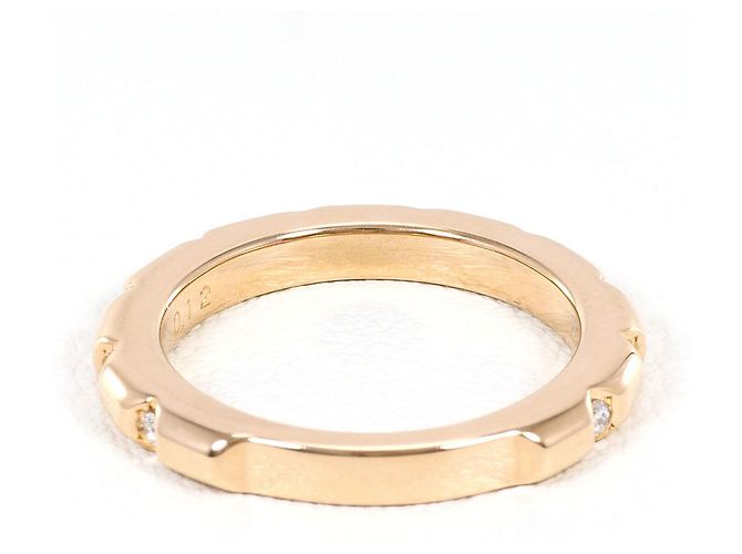 Autre Marque Anello fascia in oro rosa 18K, diamanti e rubini D'oro - vista 4