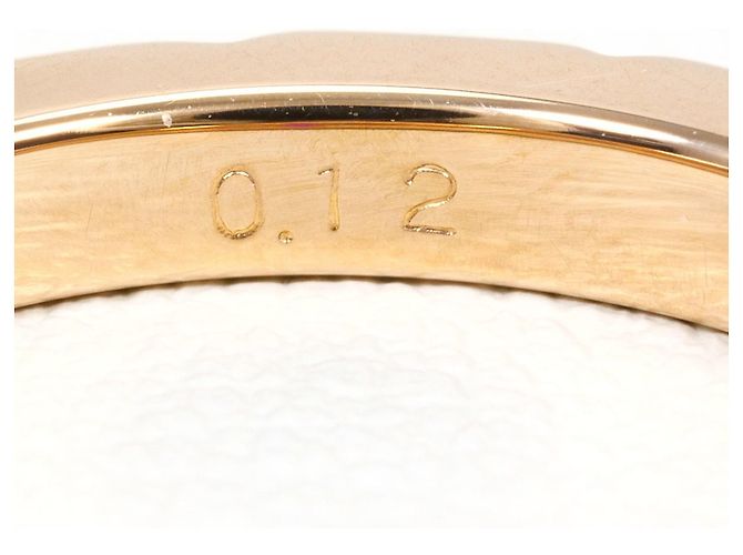 Autre Marque Anello fascia in oro rosa 18K, diamanti e rubini D'oro - vista 5