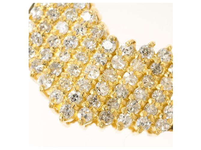 Autre Marque Ringband aus 18K Gelbgold mit Diamant Golden - Ansicht 2