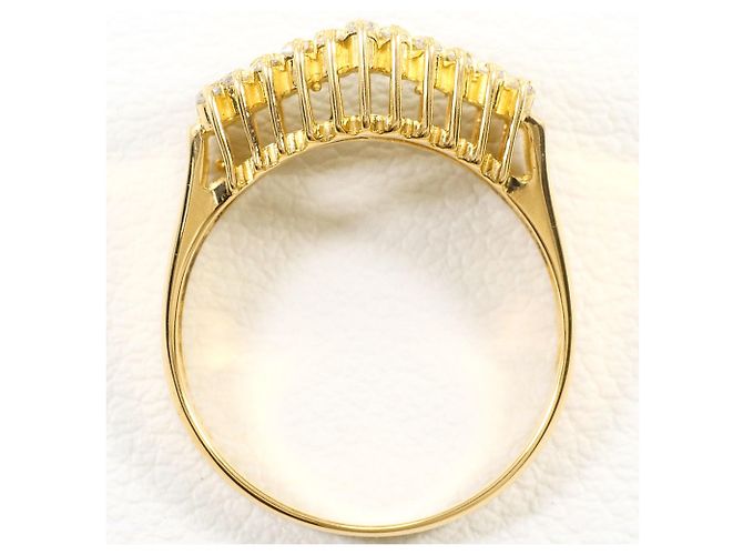 Autre Marque Ringband aus 18K Gelbgold mit Diamant Golden - Ansicht 3