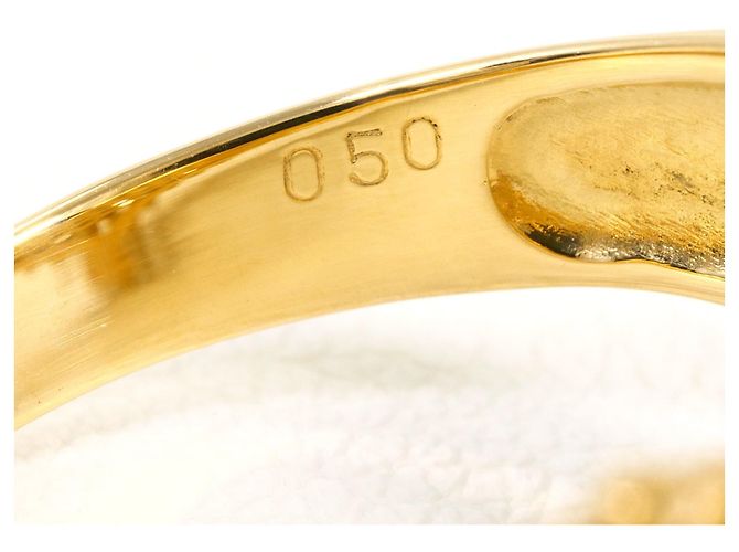 Autre Marque Ringband aus 18K Gelbgold mit Diamant Golden - Ansicht 6