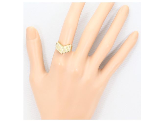 Autre Marque Ringband aus 18K Gelbgold mit Diamant Golden - Ansicht 7
