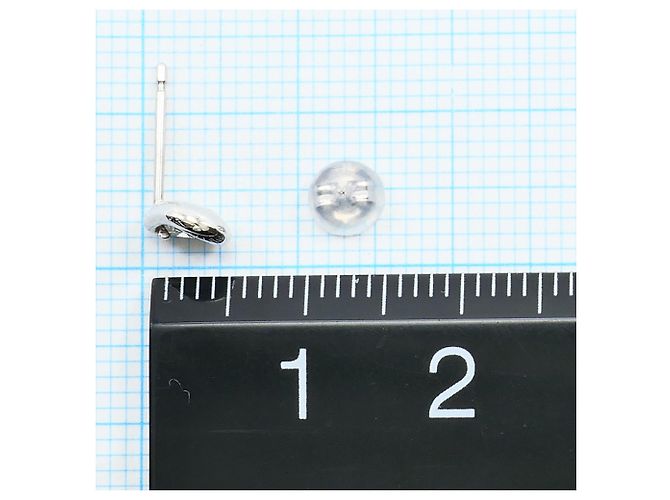 Autre Marque PT900 Platin-Stecker mit Diamanten - Ansicht 3