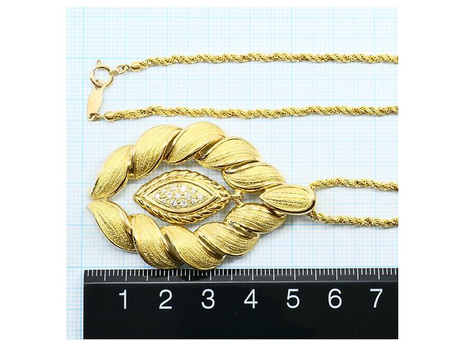 Autre Marque Collana in oro giallo 18K con diamante D'oro - vista 5