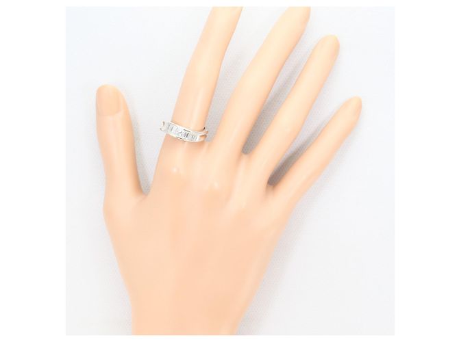 Autre Marque Platin-Diamant-Bandring - Ansicht 7