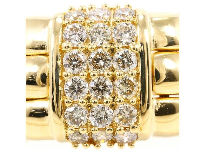 Autre Marque Ringband aus 18K Gelbgold mit Diamant Golden - Ansicht 2