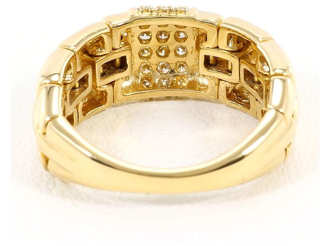Autre Marque Ringband aus 18K Gelbgold mit Diamant Golden - Ansicht 4