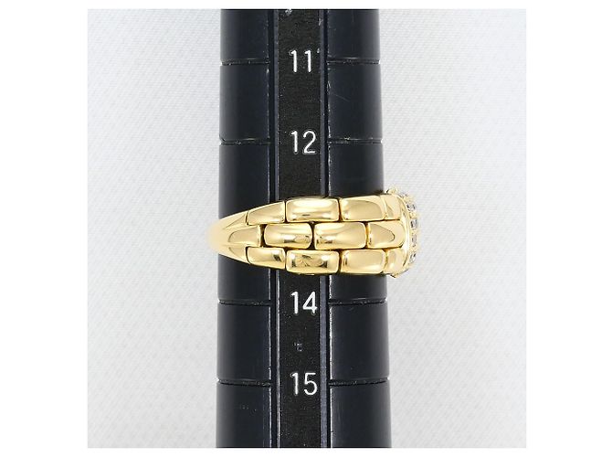 Autre Marque Ringband aus 18K Gelbgold mit Diamant Golden - Ansicht 8