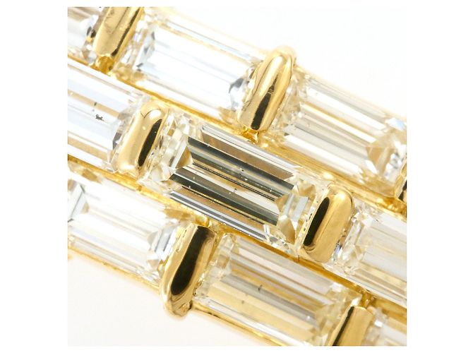Autre Marque Ringband aus 18K Gelbgold mit Diamant Golden - Ansicht 2