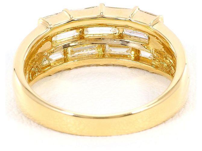 Autre Marque Ringband aus 18K Gelbgold mit Diamant Golden - Ansicht 4