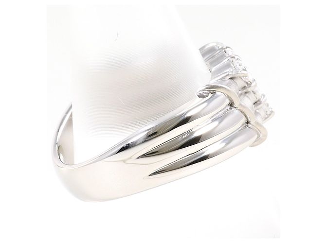 Autre Marque PT900 Platin-Diamant-Bandring - Ansicht 3