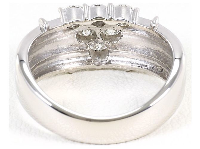 Autre Marque PT900 Platin-Diamant-Bandring - Ansicht 4