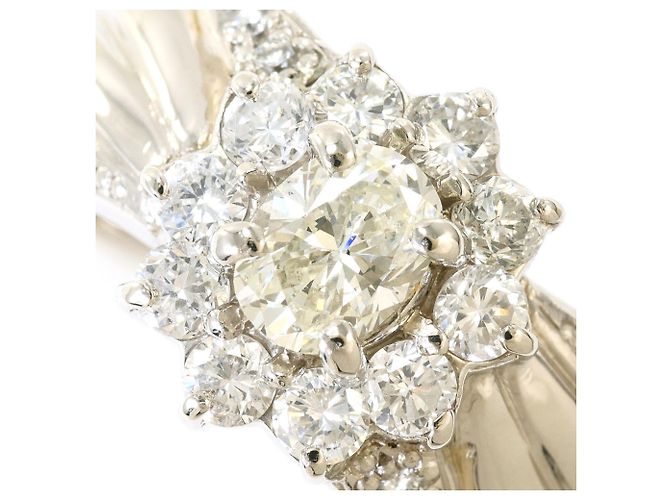 Autre Marque Platin-Diamant-Ehering - Ansicht 2